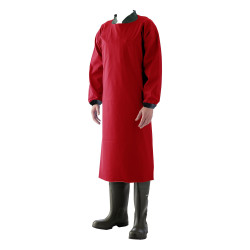 Tablier PU Manulatex rouge
