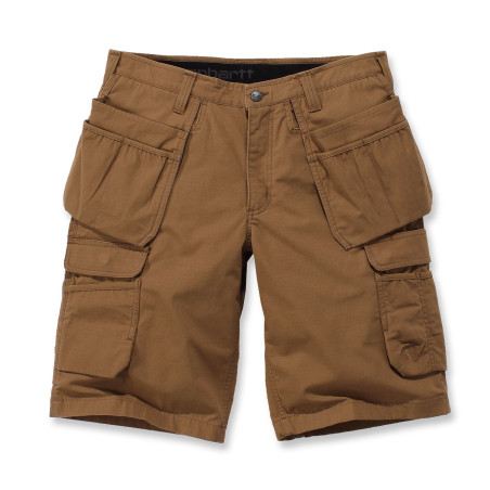 Short de travail marron 