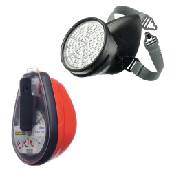 Demi-masque d'évacuation filtrant ABEK PARAT® 3100
