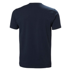 t-shirt de travail bleu 