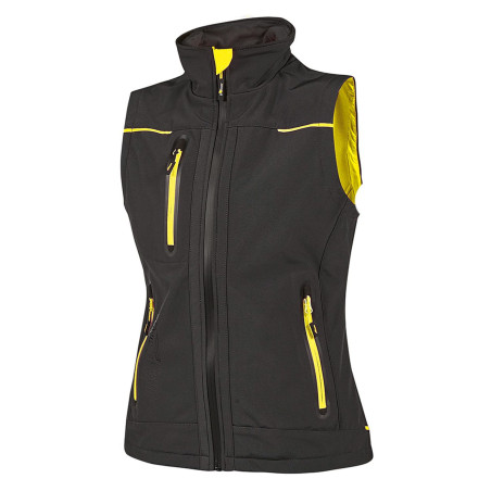 gilet travail femme noir