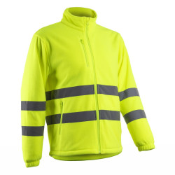 polaire jaune haute visibilité