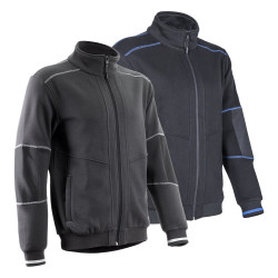 sweat travail zippé