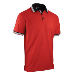 Polo travail rouge