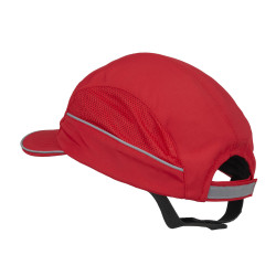 Casquette de chantier rouge