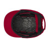 Casquette de chantier coquée rouge