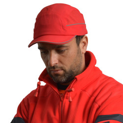 Casquette anti-heurt rouge surflex
