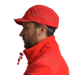 Casquette sécurité rouge Surflex