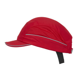 Casquette anti-heurt rouge
