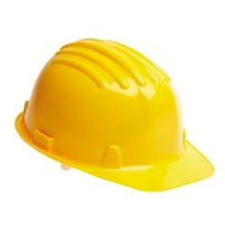 Casque chantier jaune
