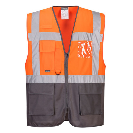 Gilet haute visibilité multipoches pas cher