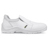 Mocassins de sécurité cuisine antidérapants blancs GUSTO Safety Jogger et Shoes For Crews S3 SRC