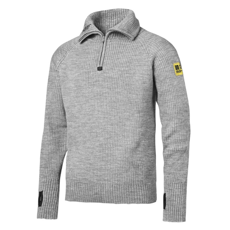 Pull de travail en laine