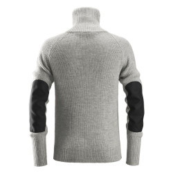 Pull de travail col montant