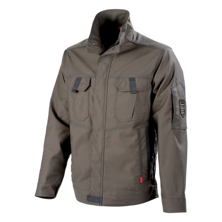 Blouson professionnel Lafont stretch collection Stone KEME marron havane Blouson professionnel Lafont stretch collection Stone KEME marron havane
