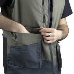 gilet travail multipoche