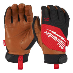 Gants de travail en cuir tactiles HYBRIDE
