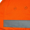casquette de sécurité coquée orange