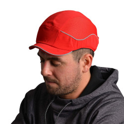 Casquette anti-heurt rouge Surflex Airc
