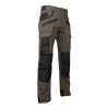 Pantalon de travail renforcé marron LMA TOURBE
