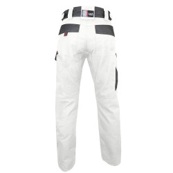 Pantalon peintre en batiment pas cher blanc LMA FACADE