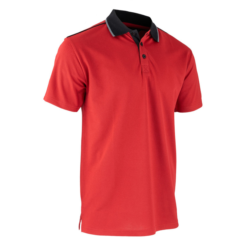 Polo de travail rouge