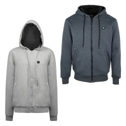 Sweat professionnel chauffant zippé