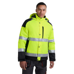 Veste chauffante haute visibilité imperméable PHOTON