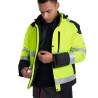 Veste chauffante haute visibilité