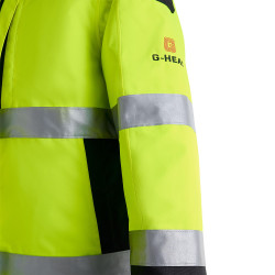 Veste haute visibilité chauffante imperméable