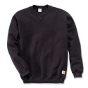 Sweatshirt de travail noir Carhartt MIDWEIGHT CREWNECK SWEATSHIRT