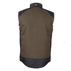 Gilet de travail marron 