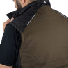 Gilet de travail sans manches marron
