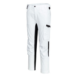 pantalon travail blanc