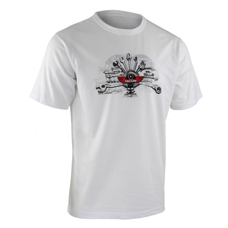 t-shirt facom blanc