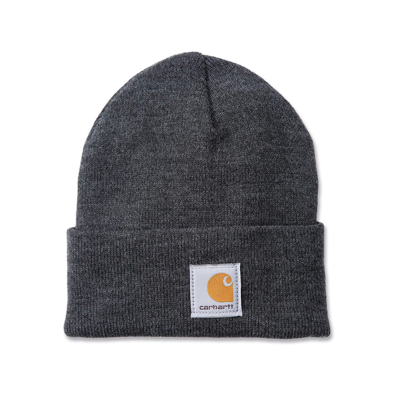 Bonnet de travail gris anthracite Carhartt A18 WATCH HAT