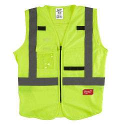gilet de travail haute visibilité jaune