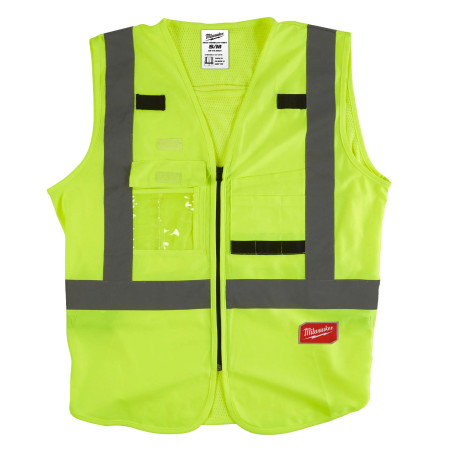 gilet de travail haute visibilité jaune