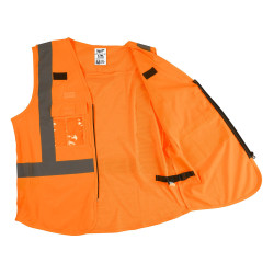 gilet haute visibilité orange