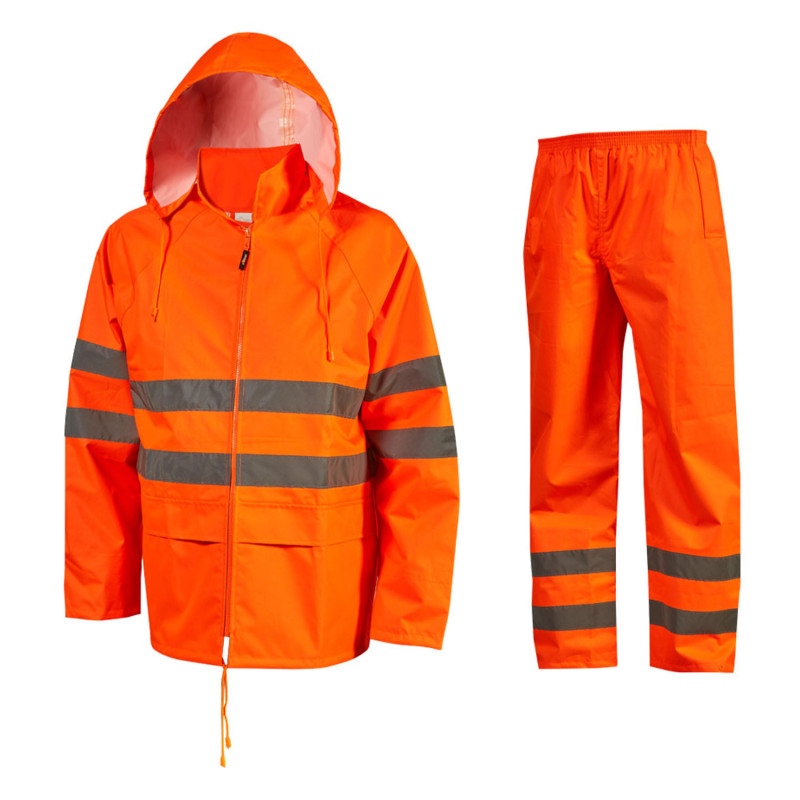 Ensemble de pluie haute visibilité 