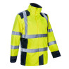 Parka de pluie haute visibilité