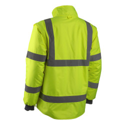 Veste haute visibilité doublée polaire 