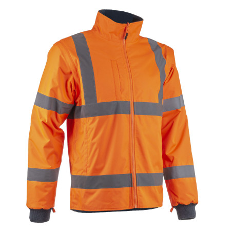 Veste haute visibilité orange fluo