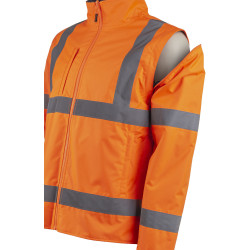 Veste haute visibilité anti froid