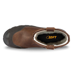 bottes de sécurité en cuir