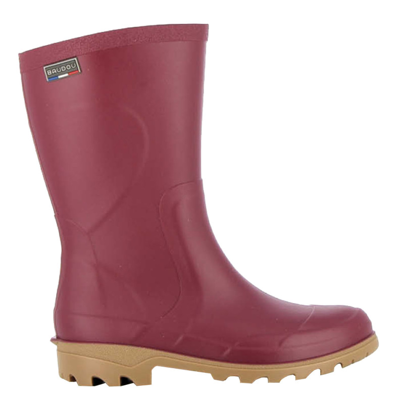 demie bottes bordeaux 