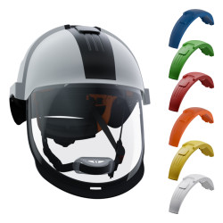 Casque électricien arc électrique APC1 + plastron de couleur VISARC