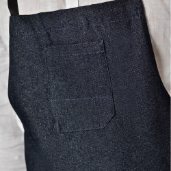 tablier restauration en jean