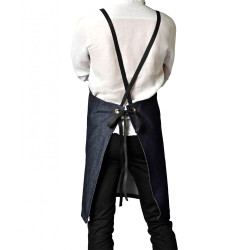 tablier serveur en jean