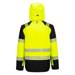 Veste jaune haute visibilité étanche
